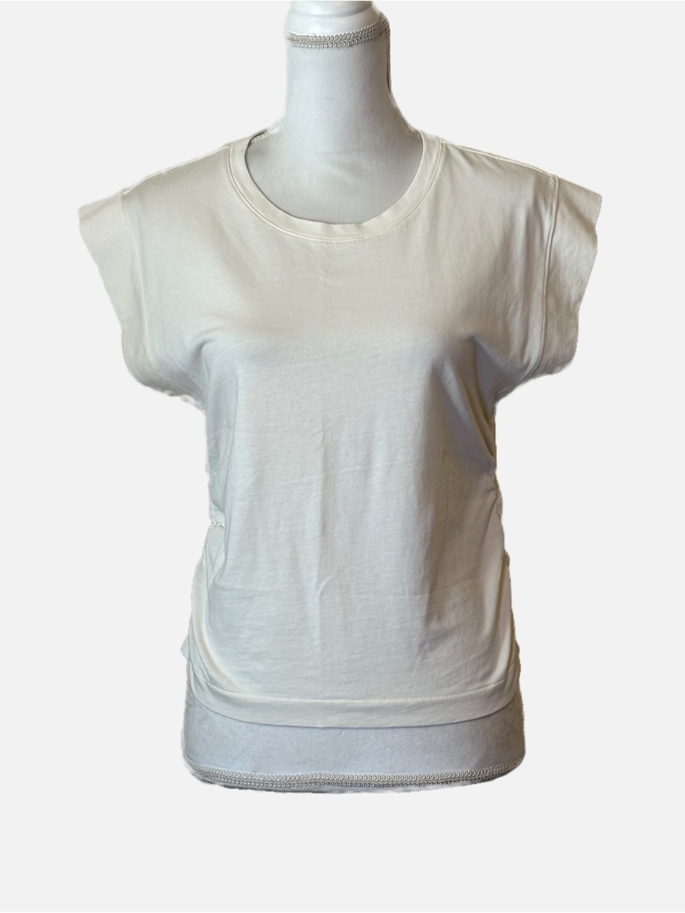 Madewell Side Cinch Muscle Tee Shirt Medium Side Ruching - Picture 3 of 11